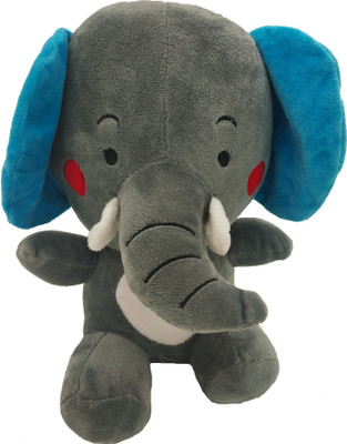 Pulse Elephant Soft Stuffed Toy - 27 cm(Grey)