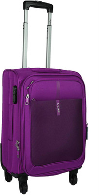 

Safari Royal Anti theft Double zipper Expandable Cabin Luggage -  inch(Purple
