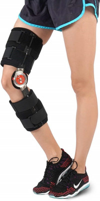 

Viresa ROM Knee Brace Knee, Calf & Thigh Support (, Black