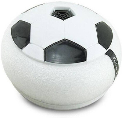 

Prro Indoor Air Power Soccer Kids Football Disk with Foam Bumpers and Light up Led Light Football-004 Football - Size: (Pack of 1, White