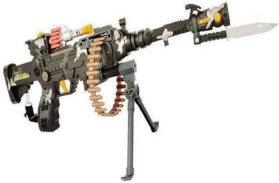 

SBJCollections Musical Combat Sniper Army Gun for kids(Multicolor)