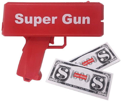 

Kanchan Toys Super Money Cannon Cash Gun For Parties and Fun(Multicolor)