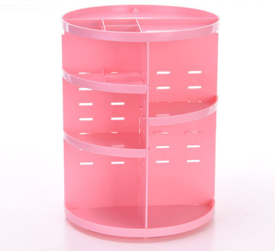 

PackNBuy Rotating Cosmetic Makeup Dressing Table 360 Rotation Organizer, Storage Vanity Box(Pink)