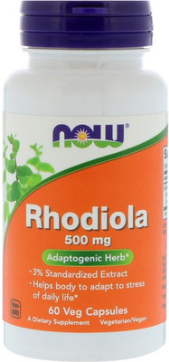 

Now Foods Rhodiola, 500 mg, 60 Veg Capsules(60 No)
