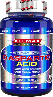 

Allmax Nutrition, 100% Pure Pharmaceutical Grade, D-Aspartic Acid, 3.5 oz (100 g)(100 g)