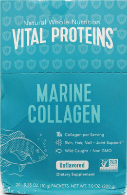 

Vital Proteins Wild Caught, Marine Collagen, Unflavored, 20 Individual Packets (10 g)(10 g)