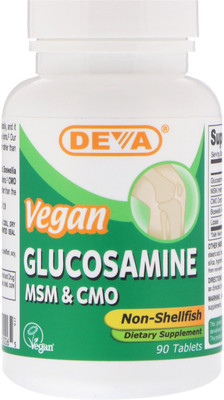 

Deva Vegan, Glucosamine, MSM & CMO, 90 Tablets DEV-00006(90 No)