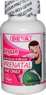 

Deva Vegan, Prenatal, Multivitamin & Mineral, One Daily, 90 Coated Tablets(90 No)
