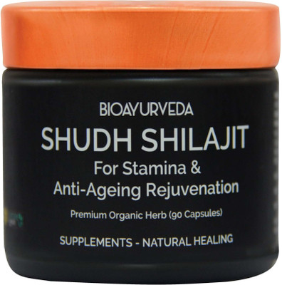 

BioAyurveda Shudh Shilajit 90 vegan Capsules(90 No)
