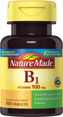 

Nature Made Vitamin B-1-100 mg - 100 Tablets(100 No)