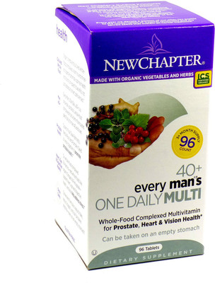 

New Chapter Every Mans One Daily 40 Plus Multivitamin -72 Tablets(72 No)