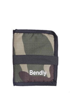 

Bendly Boys Green Fabric Wallet(3 Card Slots)