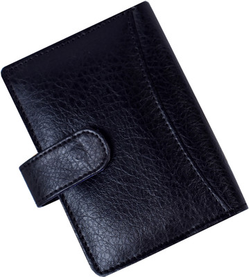 

Azibo Men Black Artificial Leather Card Holder(18 Card Slots)