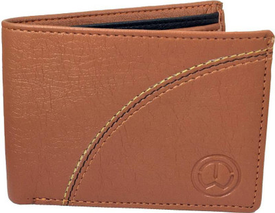 

knW Men Tan Artificial Leather Wallet(3 Card Slots)