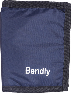 

Bendly Boys Casual Blue Fabric Wallet(3 Card Slots)