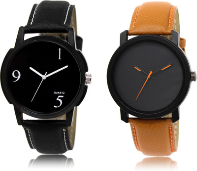 

The Shopoholic Fashionable Fancy CollectionÃÂ Black Dial Analog Watch For Boys Belt For Men Casual Watch - For Men