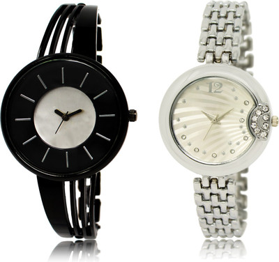 The Shopoholic Latest Collection Fancy And Attractive Black And Silver Dial Analog Watch For Girls Watch Girls Stylish Watch - For Women