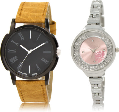 

The Shopoholic Stylist Designer Combo Pack 2 Black And Pink Dial Analog Watch For Boys And Girls Casual Analog Watches For Men Watch - For Men & Women