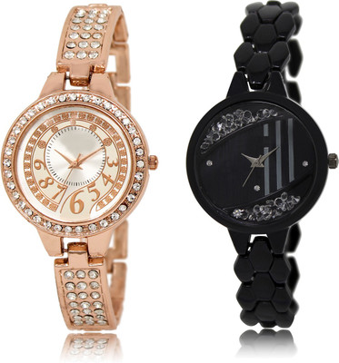 

The Shopoholic Fashionable Fancy CollectionÃÂ Silver And Black Dial Analog Watch For Girls Watches For Stylish Women Watch - For Women