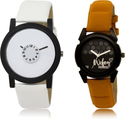 

The Shopoholic Best Combo Pack White And Black Dial Analog Watch For Boys And Girls Watch For Boy Watch - For Men & Women