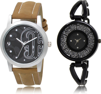 

The Shopoholic Fashionable Funky Look Black Dial Analog Watch For Boys And Girls Watch For Men White Watch - For Men & Women