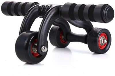 

Loopan 3Wheel Roller for Ab Exerciser Abdominal and Stomach Exercise Training Fat Reducer Ab Exerciser(Black)