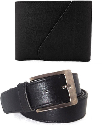 HK ENTERPRISES Wallet, Belt Combo(Black)