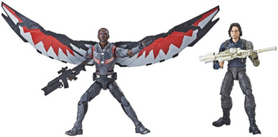 

Hasbro Marvel Legends Series 6-inch Winter Soldier & Marvel’s Falcon Figure 2-Pack(Multicolor)
