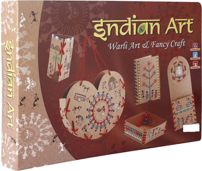 

Krireen Indian Art Educational Game for Kids, Warli Art & Fancy Craft