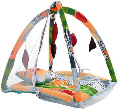 

Baby Corn Play Gym Mosquito Protector Cum Bedding Set (MultiColor) Bedding Set(Fabric, Multicolor)