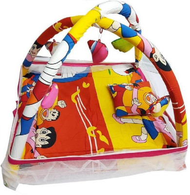 

Baby Corn Play Gym Mosquito Protector Cum Bedding Set Play Gym (MultiColor) Bedding Set(Fabric, Multicolor)