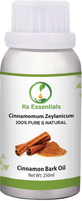 

Ks Essentials Cinnamon Bark Essential Oil, 100% Pure & Natural & Undiluted, for Hair & Skin Care,Face 250ml(250 ml)