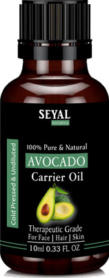 

Seyal Avocado Oil 100% Pure & Natural, Cold Pressed, Therapeutic Grade Organic Undiluted, For Hair, Face, Skin(10 ml)
