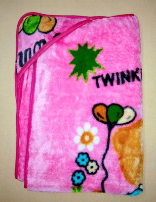 

Sonahita Floral  Fleece Blanket(Fur, SONA11-Pink