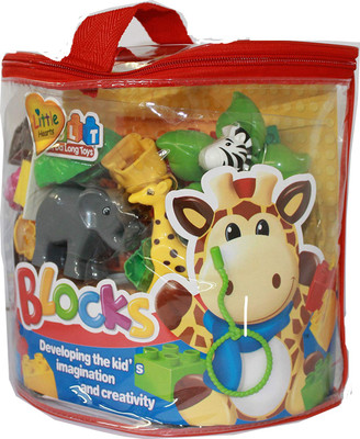 

Happy GiftMart Building Blocks Zoo, Multi Color (43 Pieces)(Multicolor)