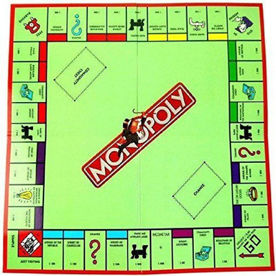 

Happy GiftMart 2 In 1 Scrabble and Monopoly for 2-4 Players Board Game (Multicolour) Board Game