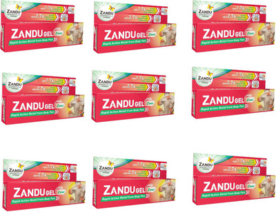

Zandu PAIN RELIEF 15 g (pack of 9) Gel(135 g)