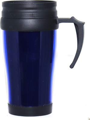 

Addox Portable Steel Coffee Mug with Cap Blue Colour - 250 ml with Cap 250 ml Shaker(Pack of 1, Black), Multicolor