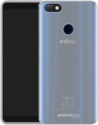 CASE CREATION Back Cover for Infinix Note 5(Transparent, Dual Protection, Silicon, Pack of: 1)