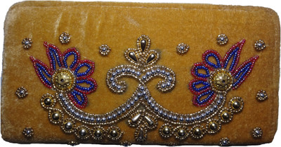 

Riya Touch Casual, Party, Formal Yellow Clutch