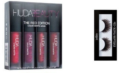 

jollity Eyelash And Huda Beauty Red Edition(Set of 2)
