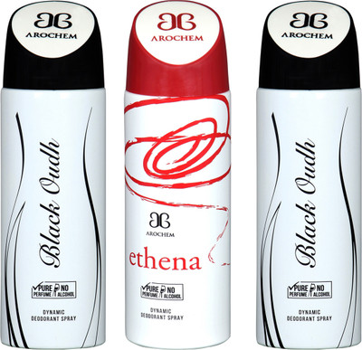 

Arochem B-276 DEODORANT SPRAY NO ALCOHOL PURE PERFUME DYNAMIC BODY SPRAY Deodorant Spray Deodorant Spray - For Men & Women(200 ml, Pack of 3)