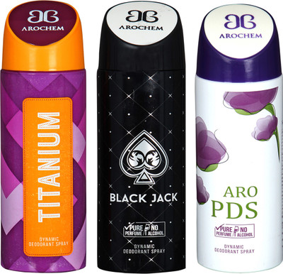 

Arochem B-156 DEODORANT SPRAY NO ALCOHOL PURE PERFUME DYNAMIC BODY SPRAY Deodorant Spray Deodorant Spray - For Men & Women(200 ml, Pack of 3)