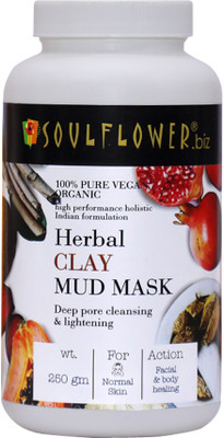 

Soulflower Herbal Clay Mud Mask(250 g)