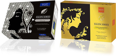 

VLCC Professional Salon Series Diamond & Gold Polishing Facial Kit Pack Of 2 180 g(Set of 2)