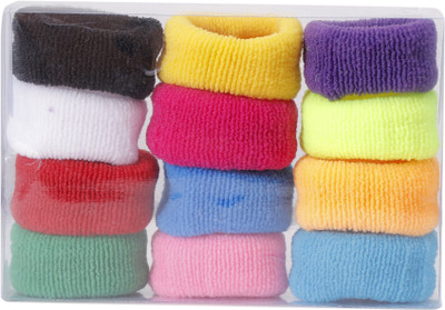 

HONBON Premium Quality Stylish Hair Rubber Bands Hair Bands Elastic Rubber Bands Accessories for Girls/Women , Bright Colors for The Summer-(Pack of 12) Rubber Band(Multicolor)