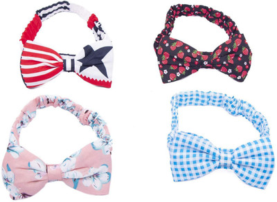

Chooz Designer Studio Money Saving Wire Headband Girls Women Multi-Function (Multicolor) (Pack of 4) Head Band(Multicolor, Red)