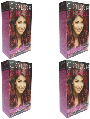 

COLOR GRACE Hair Color Crème Burgundy For Women & Men Hair Color(Burgundy)