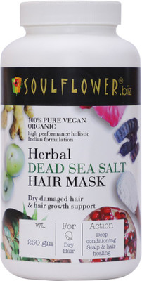 

Soulflower Herbal Dead Sea Salt Hair Mask(250 g)