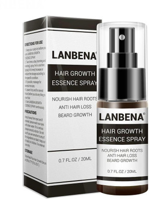 

LANBENA Hair Growth Essence Spray : Anti Hair Loss Preventing Baldness Nourish Roots(20 ml)